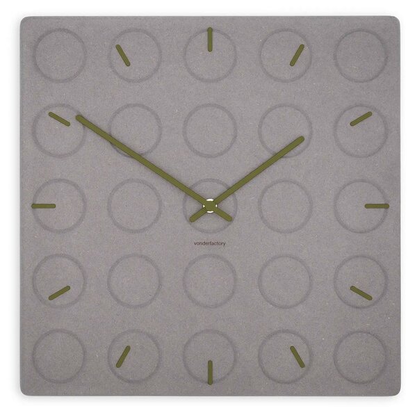 Stenska ura Luxhora Circula Light Grey 11 barv kazalcev