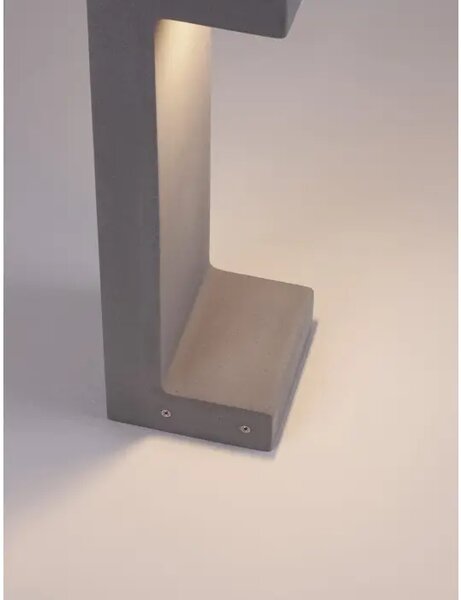 ZUNANJA SVETILKA ARAN LED 8W/3000K/380lm/IP65/SIVA NL9540213