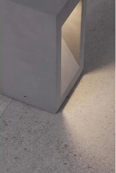 ZUNANJA STENSKA SVETILKA BARCO LED 6W/3000K/450lm/IP65/SIVA NL9540207