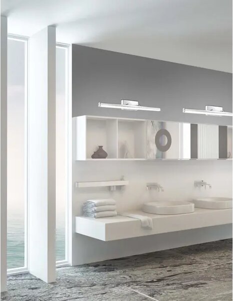 LED kopalniška svetilka VANESE 18 W/3000K/1922 lm/IP44/krom NL787006