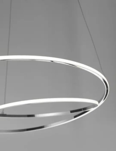 VIAREGGIO VISEČA LED SVETILKA 28W/3000K/2222lm/IP20/KROM NL8101201