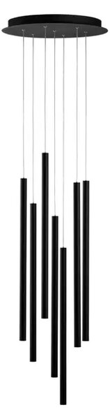 ULTRA TANKA VISEČA LED SVETILKA 7x3 W/3000K/1260lm/IP20/ČRNA NL9184024