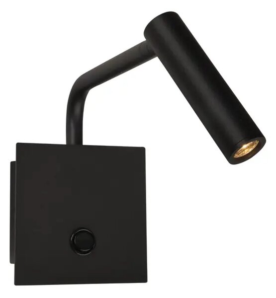 STENSKA SVETILKA SICILY LED 3 W/3000K/190lm/IP20/ ČRNA NL7140181