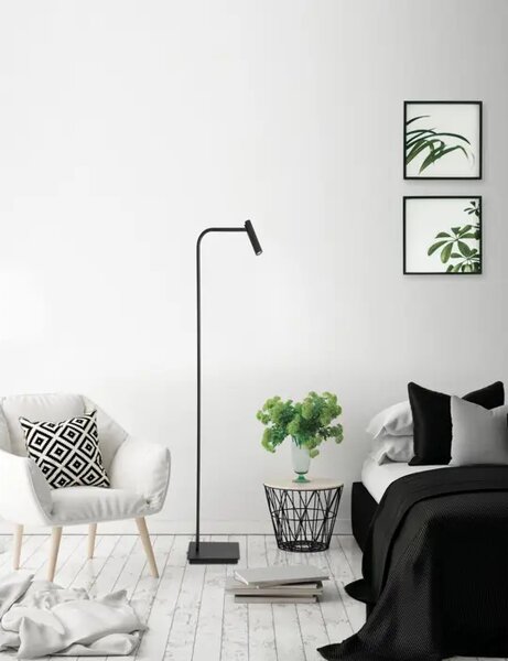 LED talna svetilka SICILY, 3 W, 3000 K, 190 lm, IP20, črna NL7140183
