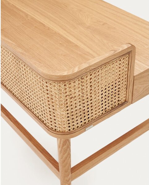 Pisalna miza v jesenovem dekorju 62x105 cm Araxi – Kave Home