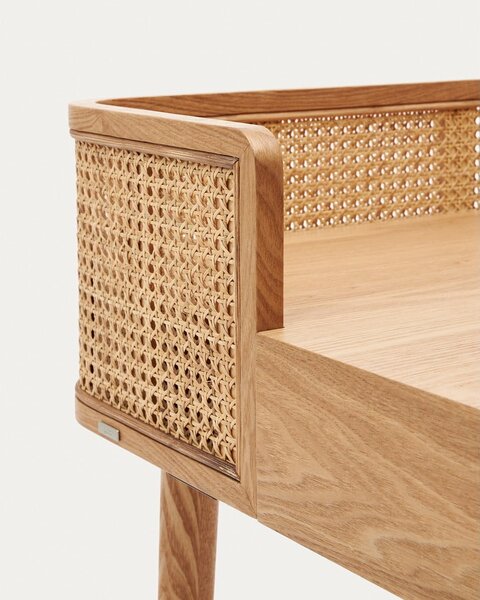 Pisalna miza v jesenovem dekorju 62x105 cm Araxi – Kave Home
