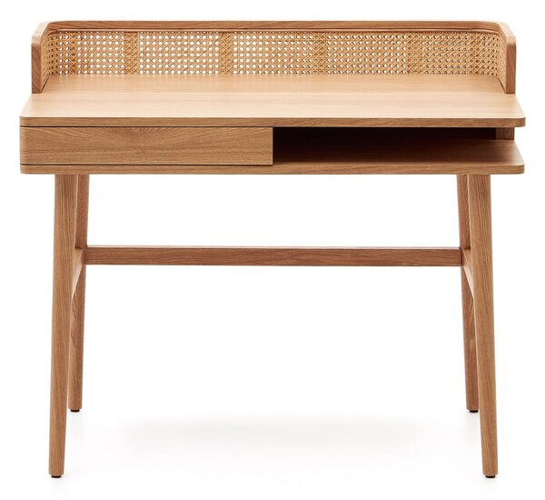 Pisalna miza v jesenovem dekorju 62x105 cm Araxi – Kave Home