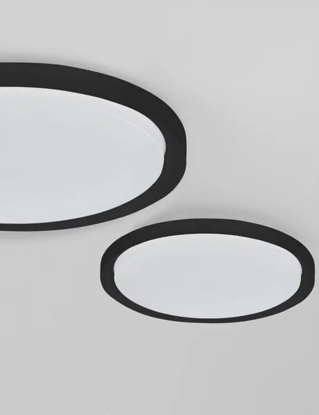 STROPNA SVETILKA TROY LED 40W/3000K/2200lm/DIMM/IP20/MAT ČRNA NL9053592