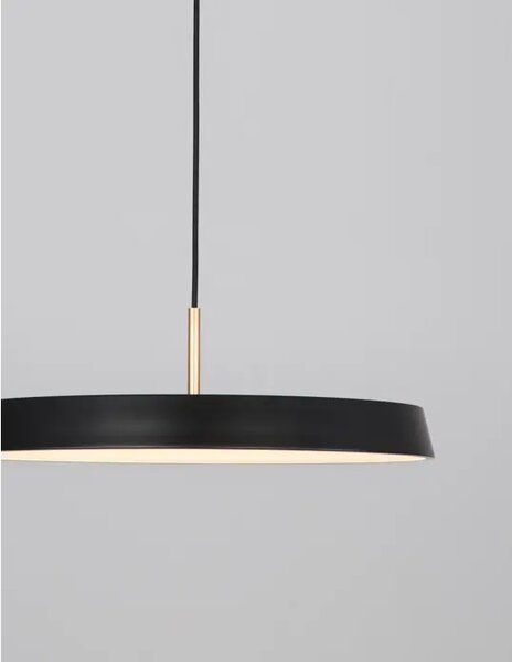 VISEČA LED SVETILKA VETRO/3000K/37W/4275Lm/ČRNA NL910622