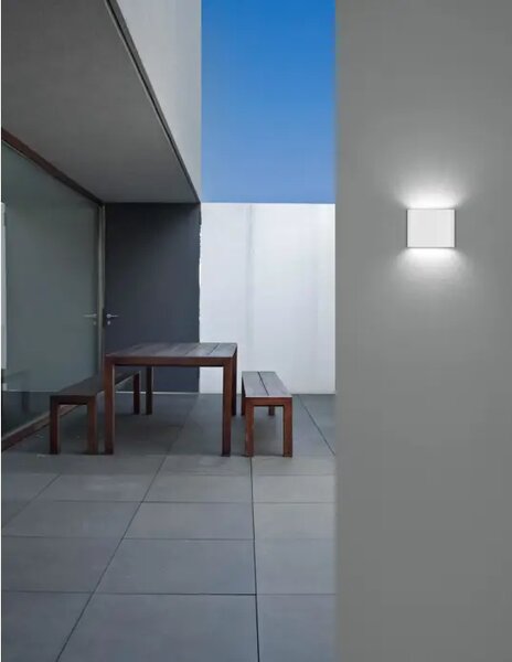 ZUNANJA STENSKA SVETILKA SOHO LED 2x3W/3000K/480lm/IP54/BELA NL740402