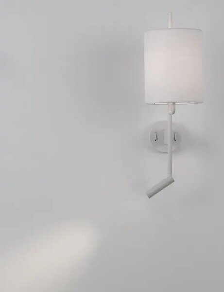 STENSKA SVETILKA YAMA LED & E27 15W/3000K/210lm/IP20/BELA NL9180511