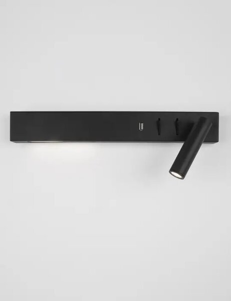 VIDA STENSKA SVETILKA LED 8W/3000K/560lm/IP20/ ČRNA NL9533521