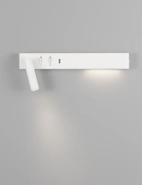VIDA STENSKA SVETILKA LED 8W/3000K/560lm/IP20/BELA NL9533524
