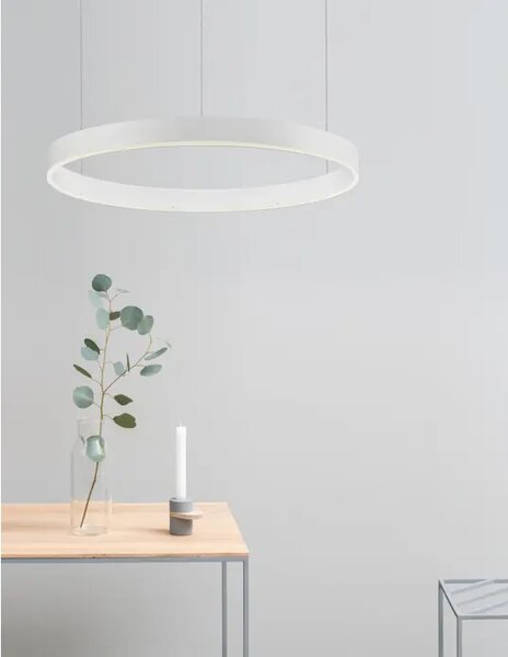 Viseča LED svetilka MOTIV 40W/3000K/2943lm/DIMM/IP20/BELA NL9190740