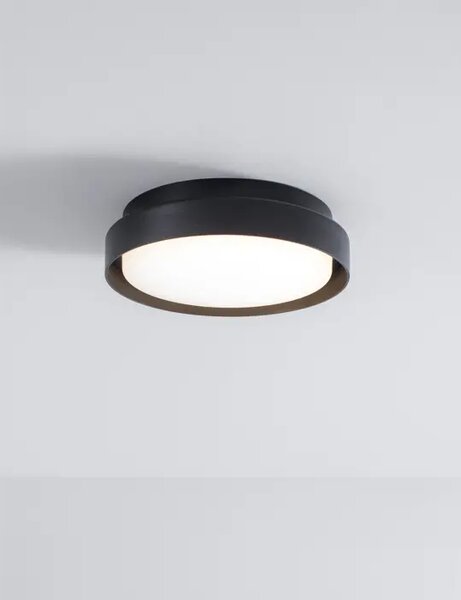 ZUNANJA STENSKA SVETILKA OLIVER LED 20W/3000K/1550lm/IP65/ČRNA NL9944603