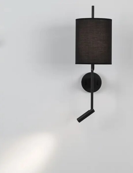 STENSKA SVETILKA YAMA LED & E27 15W/3000K/210lm/IP20/ČRNA NL9180512