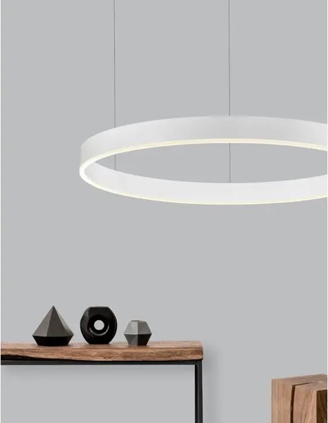 Viseča LED svetilka z motivom 50W/3000K/3684lm/DIMM/IP20/BELA NL9190748