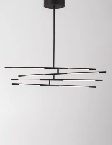 VISEČA LED SVETILKA RACCIO 48W/3000K/3633lm/DIMM/IP20/ČRNA NL9180780