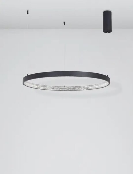 VISEČA LED SVETILKA PRESTON 50W/3000K/2727lm/DIMM/IP20/ČRNA NL9865180