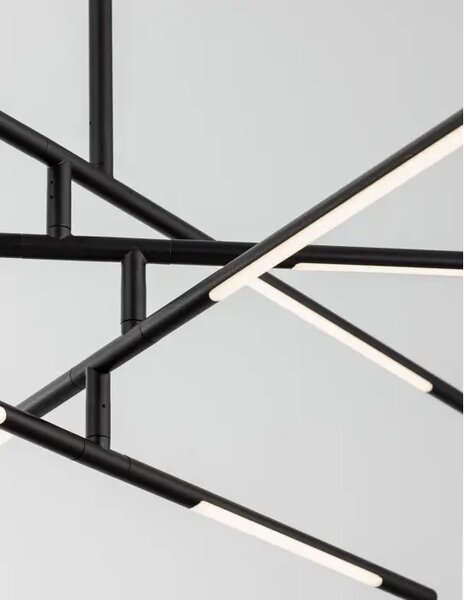VISEČA LED SVETILKA RACCIO 48W/3000K/3633lm/DIMM/IP20/ČRNA NL9180780