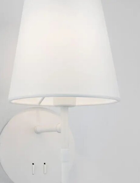 STENSKA SVETILKA NIA LED & E27 3W/3000K/180lm/IP20/BELA NL9182371