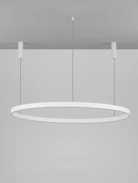 Viseča LED svetilka MOTIV 80W/3000K/6000lm/DIMM/IP20/BELA NL9530203