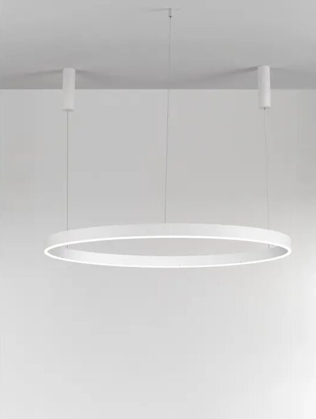 Viseča LED svetilka MOTIV 72W/3000K/5250lm/DIMM/IP20/BELA NL9530200
