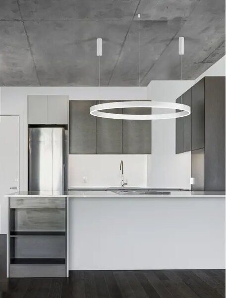 Viseča LED svetilka MOTIV 72W/3000K/5250lm/DIMM/IP20/BELA NL9530200