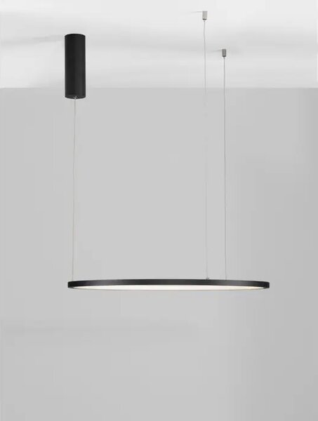 VISEČA LED SVETILKA TARQUIN 37W/3000K/1274lm/DIMM/IP20/ČRNA NL9345601