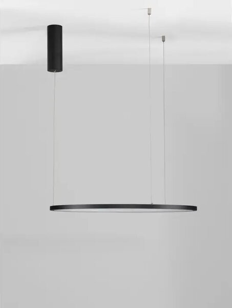 VISEČA LED SVETILKA TARQUIN 37W/3000K/1274lm/DIMM/IP20/ČRNA NL9345601