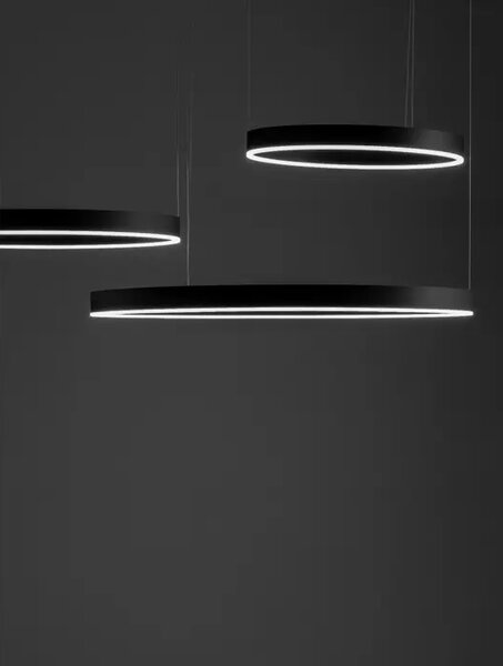Viseča LED svetilka MOTIV 140W/3000K/7840lm/DIMM/IP20/ČRNA NL9530170