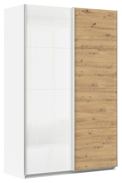 Modern Living Omara Z Drsnimi Vrati Feldkirch, Bela, Barva Hrasta