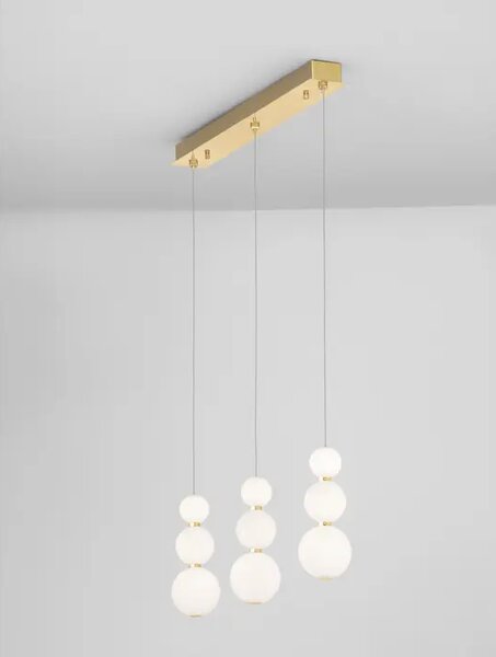 PERLA VISEČA LED SVETILKA 24W/3000K/2264,76lm/DIMM/IP20/ZLATA NL9695243