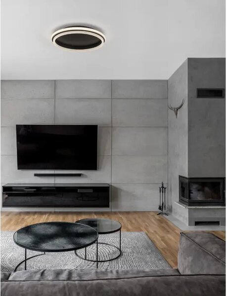 STROPNA SVETILKA WILLOW LED 38W/3000K/3761lm/IP20/ČRNA NL9212912