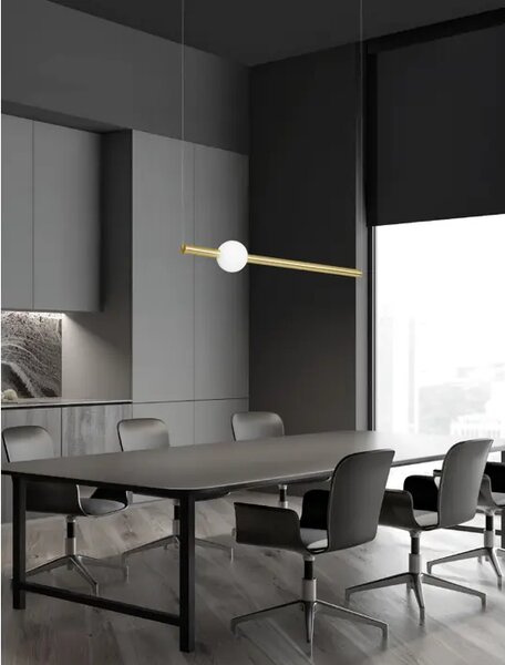 NEVTRONSKA VISEČA LED SVETILKA 11W/3000K/693lm/IP20/ZLATA NL9054452