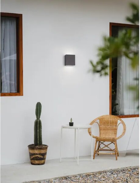 ZUNANJA STENSKA SVETILKA ZARO LED 10,4 W / 3000 K / 639 lm / IP65 / ANTRACIT NL9492650