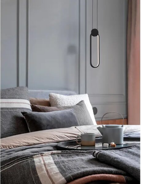 WIRO LED VISEČA SVETILKA 11W/3000K/770lm/IP20/ČRNA NL9080132