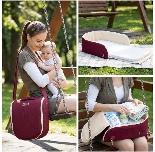 Večnamensko gnezdo za dojenčke bordo Baby Bed ibaby