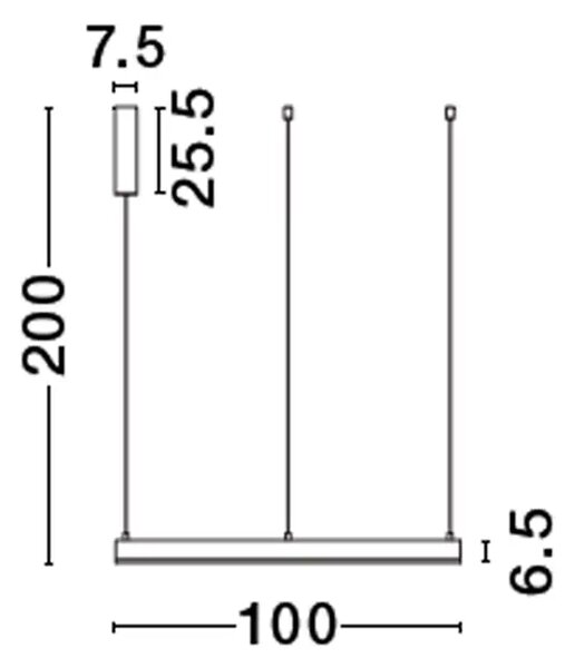 Viseča LED svetilka MOTIV 60W/2700-6000K/4165lm/DIMM/IP20/BELA NL9530211