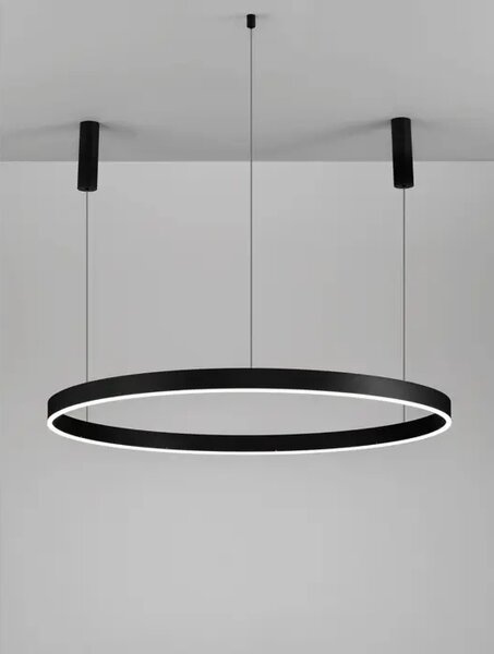 Viseča LED svetilka MOTIV 72W/3000K/5250lm/DIMM/IP20/ČRNA NL9530201