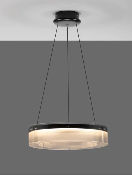 LED VISEČA SVETILKA PAULINE 37W/3000K/2646lm/DIMM/IP20/ČRNA NL9695261