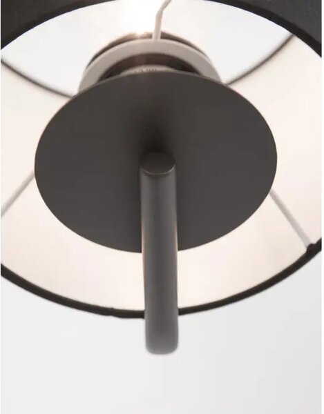 STENSKA SVETILKA SAGE LED & E27 15W/3000K/190lm/IP20/ČRNA NL9129330