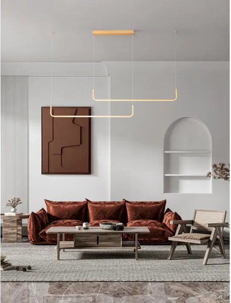 STRITA VISEČA LED SVETILKA/3000K/40W/2856Lm/ ZLATA MEDENINA NL9006089