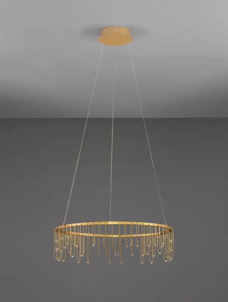 Viseča svetilka STELLAR LED/3000K/26W/1981Lm/ZLATA NL9186974