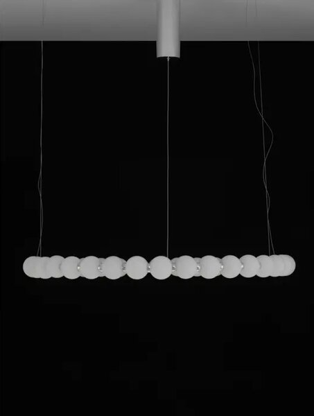 Viseča LED svetilka PERLA 72W/3000K/6492lm/DIMM/IP20/krom NL9186917