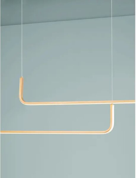 STRITA VISEČA LED SVETILKA/3000K/40W/2856Lm/ ZLATA MEDENINA NL9006089