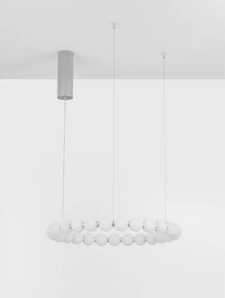 Viseča LED svetilka PERLA 56W/3000K/4732lm/DIMM/IP20/krom NL9186916