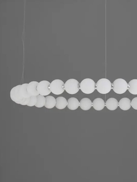 Viseča LED svetilka PERLA 72W/3000K/6492lm/DIMM/IP20/krom NL9186917