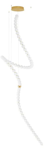 PERLA VISEČA LED SVETILKA 207W/3000K/13065lm/DIMM/IP20/ZLATA NL9695207