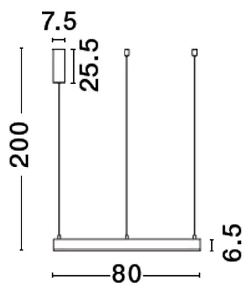 Viseča LED svetilka z motivom 50W/2700-6000K/3684lm/DIMM/IP20/BELA NL9530210